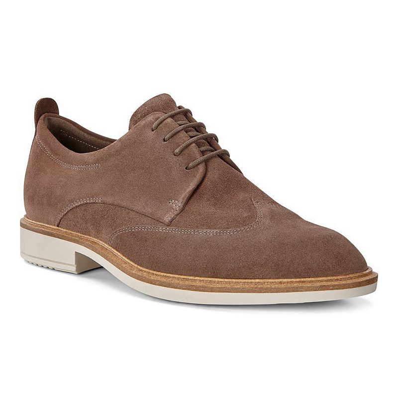 Men Business Ecco Vitrus Ii - Derby Brown - India YCMAEP730